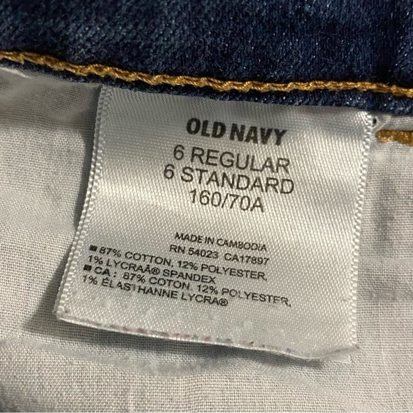 Old Navy Women’s Shorts Size 6 Regular Blue Jean The Sweetheart - Picture 5 of 11